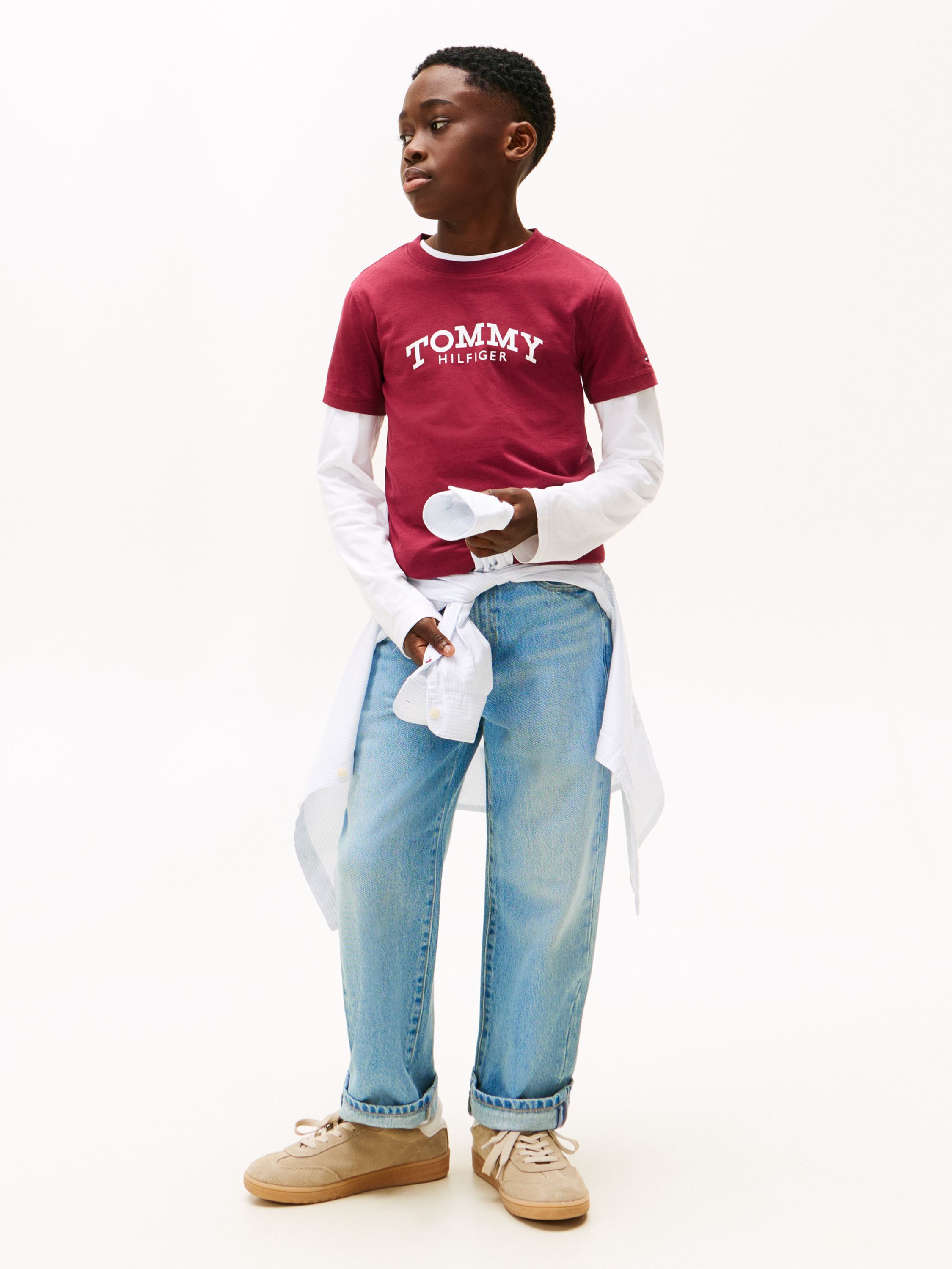 T-Shirt aus Baumwolle - VK0-PURPLE - Rot