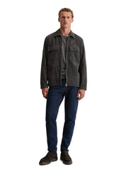 Overshirt aus Cord - 985-broken graphite - Grau
