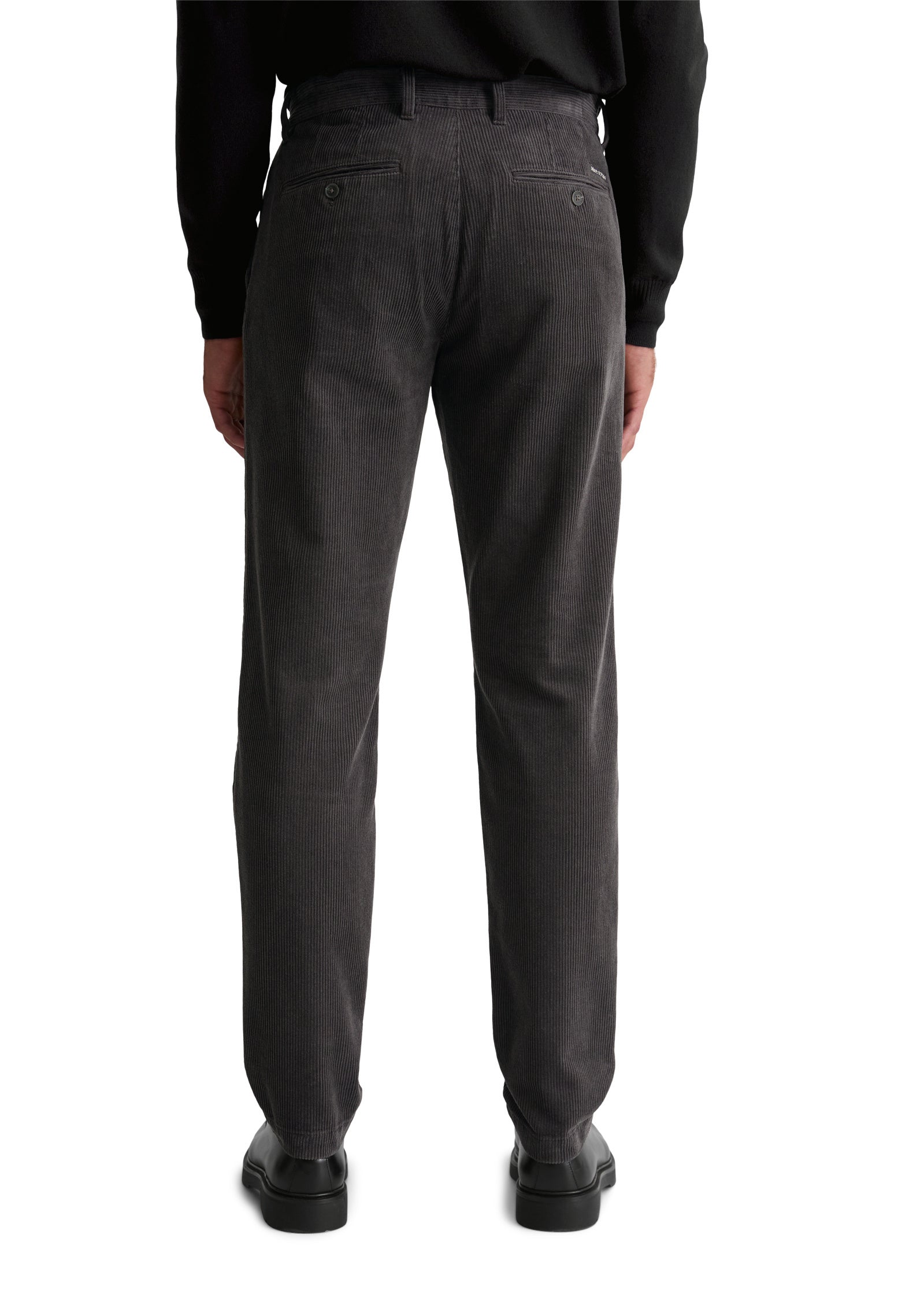 Cordhose Tapered Fit - 985-broken graphite - Grau
