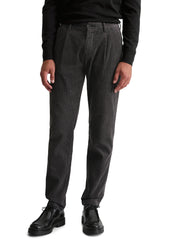 Cordhose Tapered Fit - 985-broken graphite - Grau
