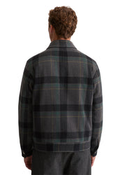 Jacke aus Schurwolle - L43-multi/ mangrove - Grau