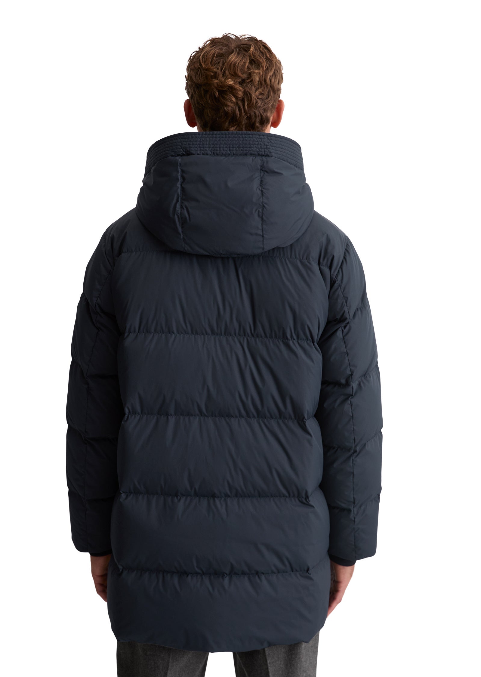 Daunenjacke mit Kapuze - 898-dark navy - Blau