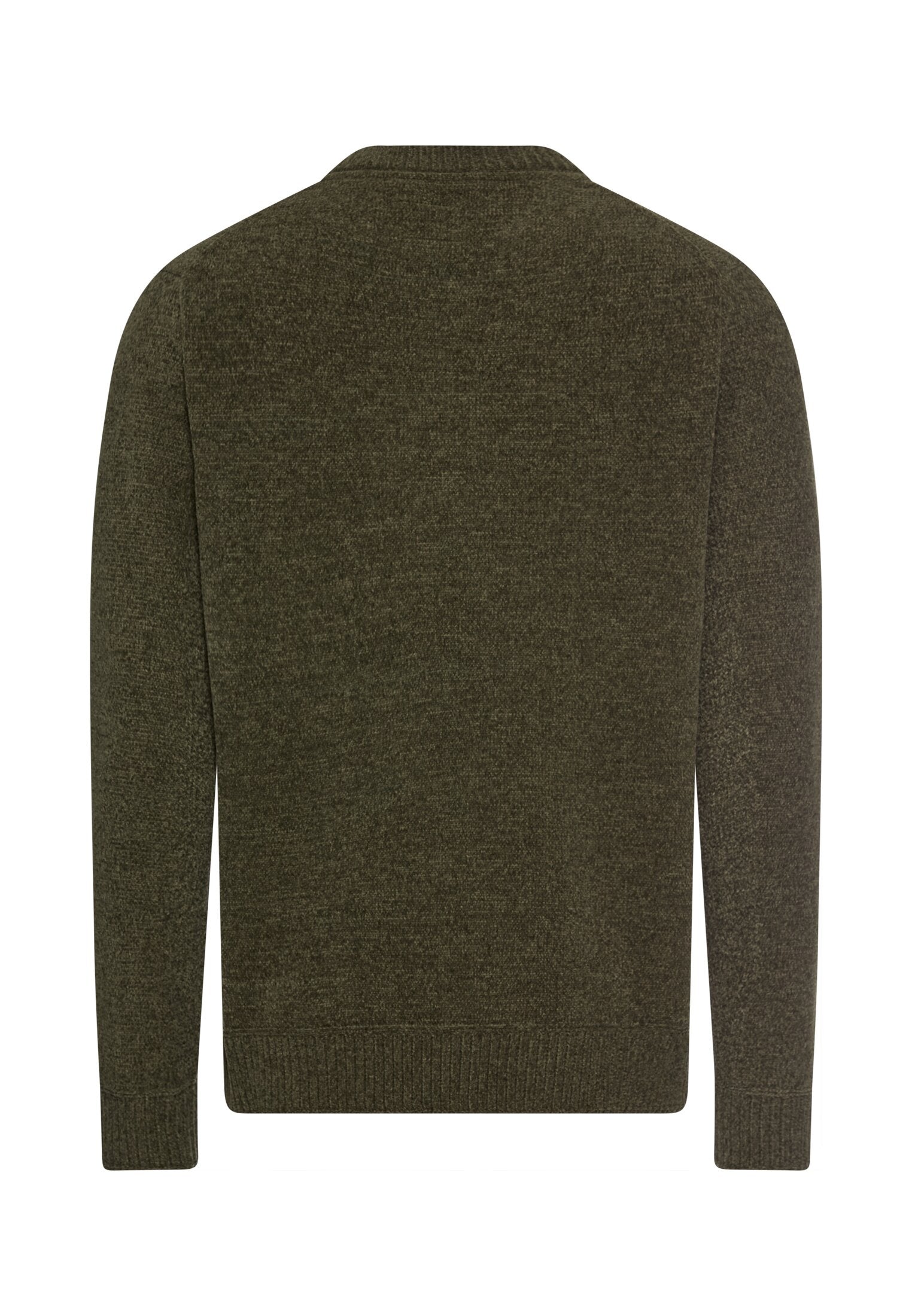 Strickpullover mit Rundhalsausschnitt - 37-Forest Green - Grün
