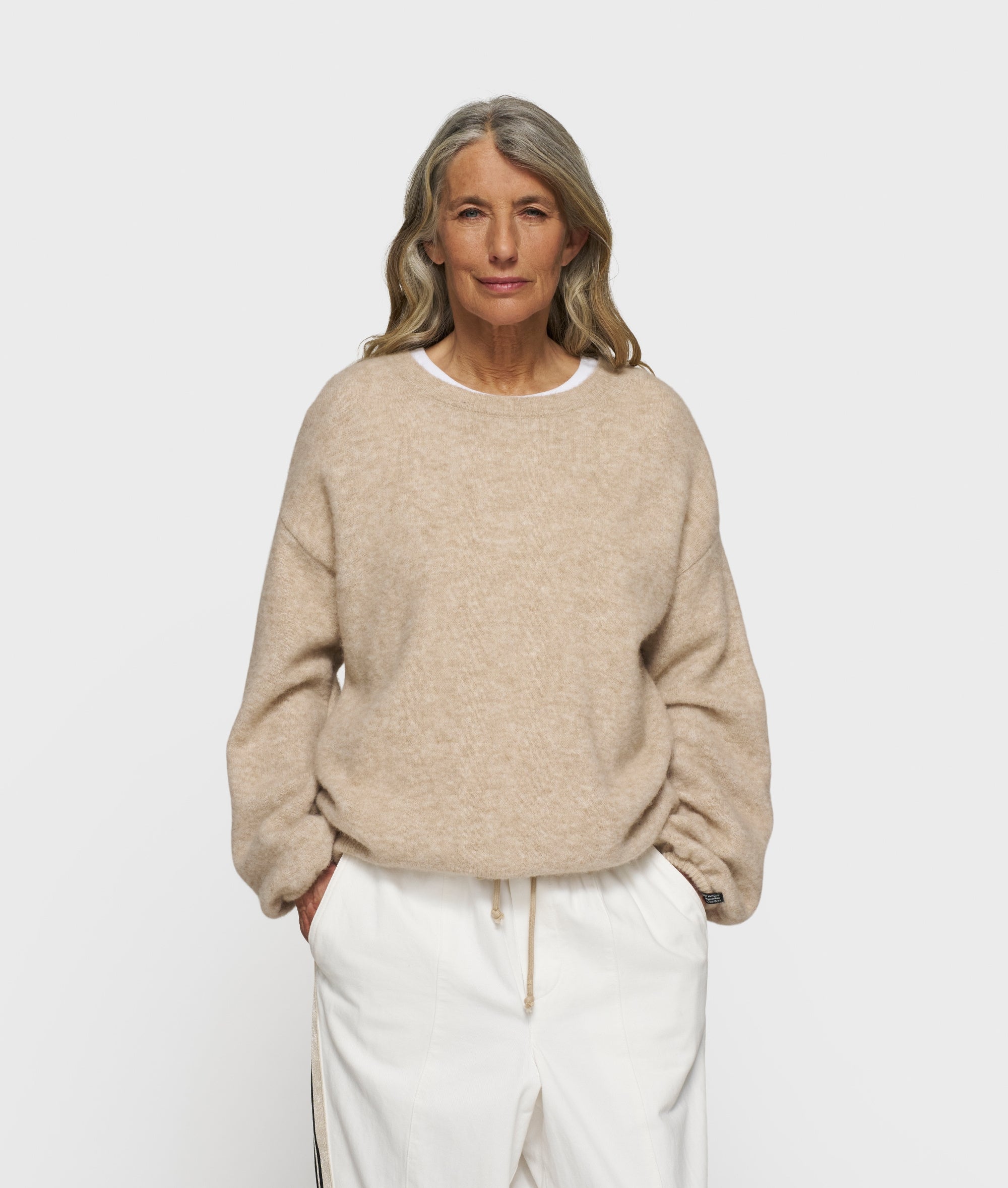 Sweater aus Woll-Mix - 1130-earth - Beige