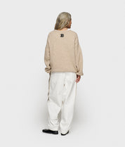 Sweater aus Woll-Mix - 1130-earth - Beige
