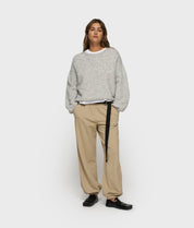 Sweater aus Woll-Mix - 4001-light grey melee - Grau