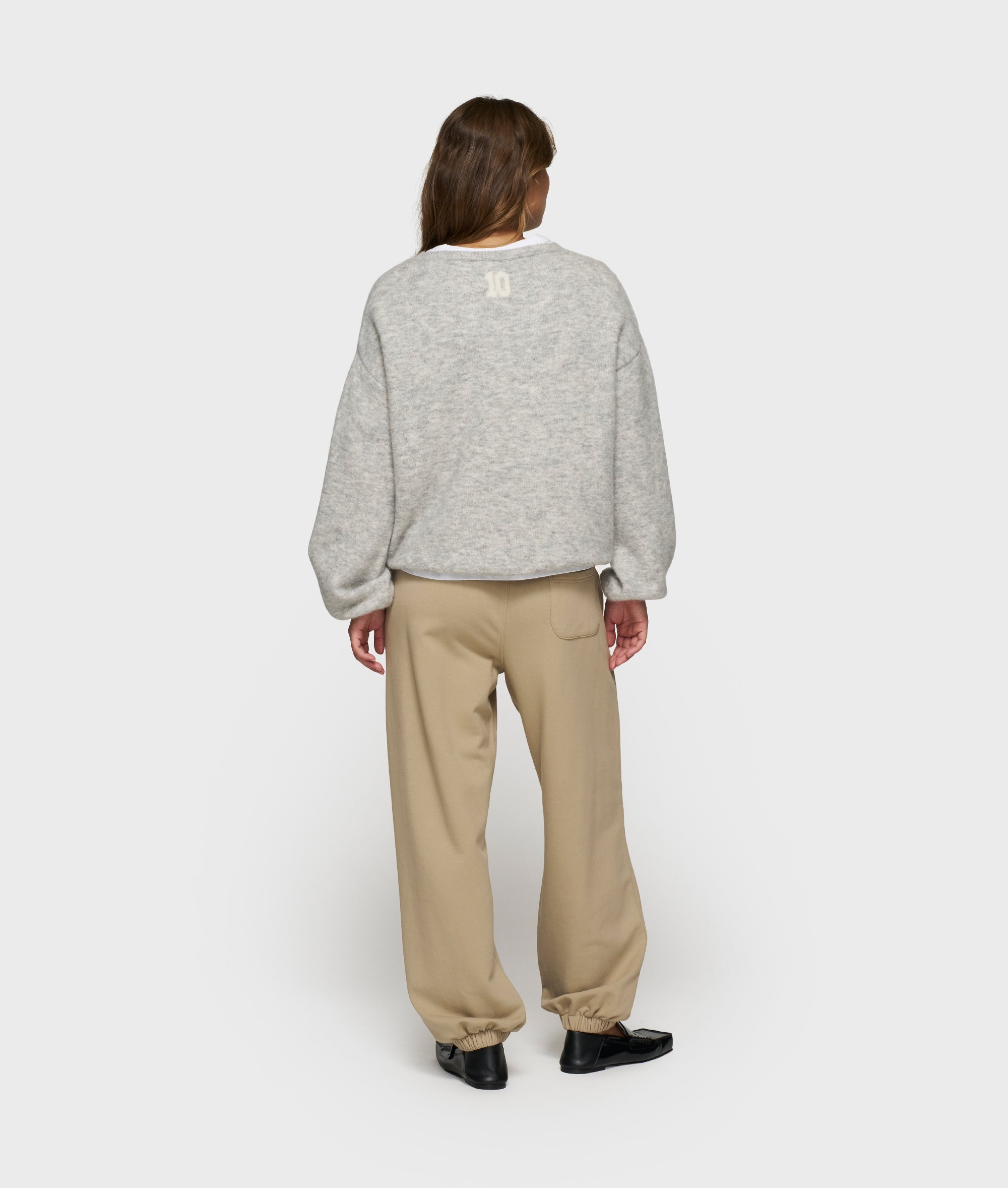 Sweater aus Woll-Mix - 4001-light grey melee - Grau