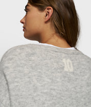 Sweater aus Woll-Mix - 4001-light grey melee - Grau