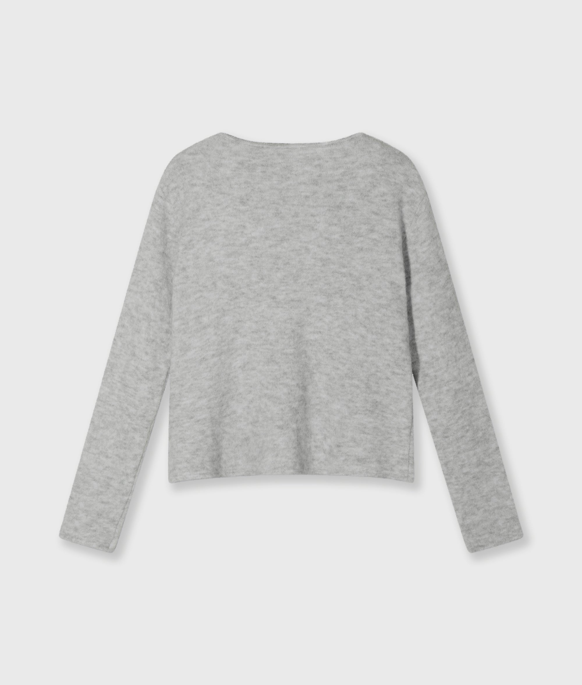 Strickpullover aus Woll-Mix - 4001-light grey melee - Grau