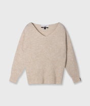 Strickpullover aus Woll-Mix - 1130-earth - Beige