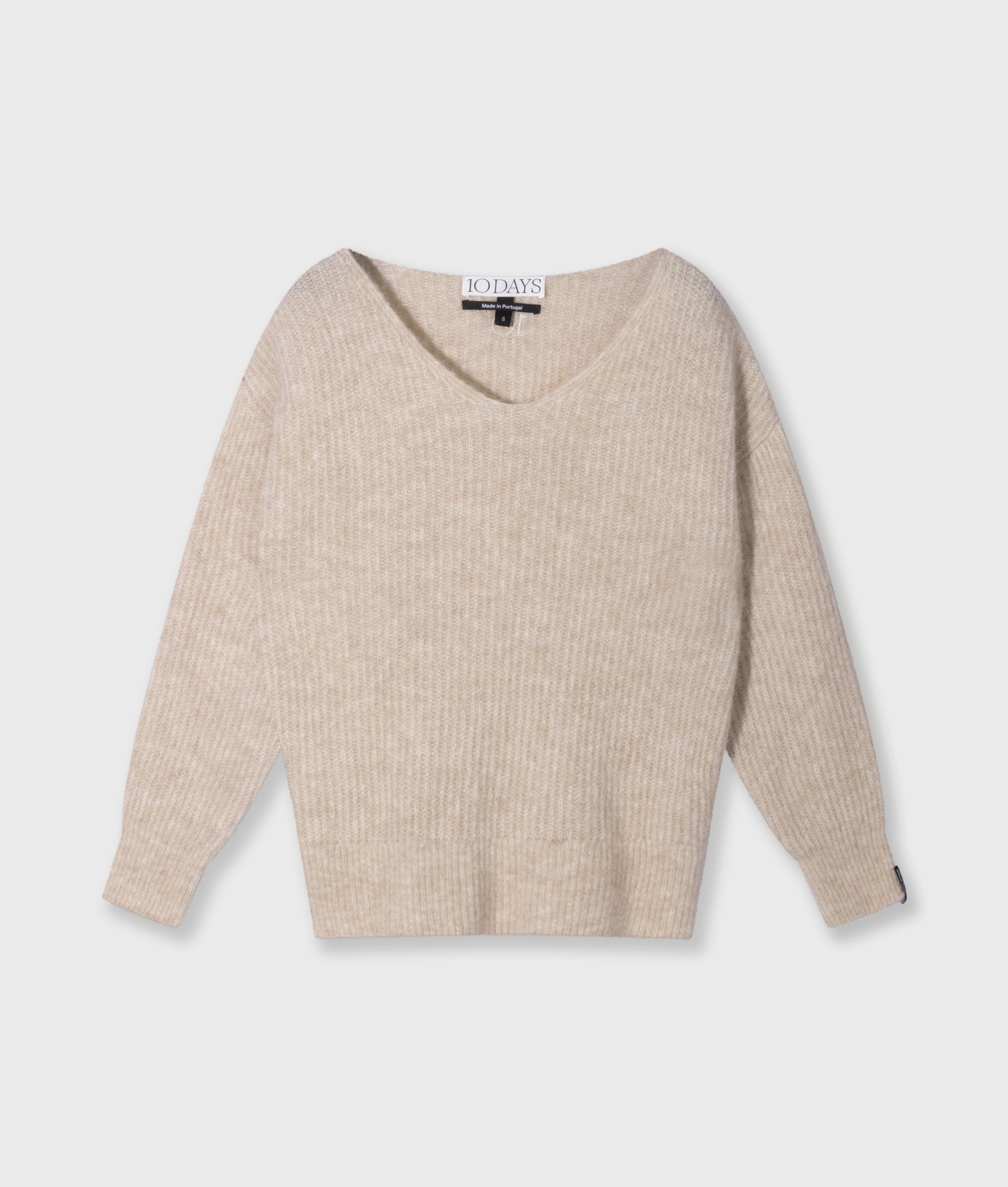 Strickpullover aus Woll-Mix - 1130-earth - Beige