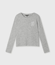 Strickpullover aus Woll-Mix - 4001-light grey melee - Grau