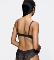 Body Make-Up Illusion Lace Bügel BH - 0004 BLACK - Schwarz
