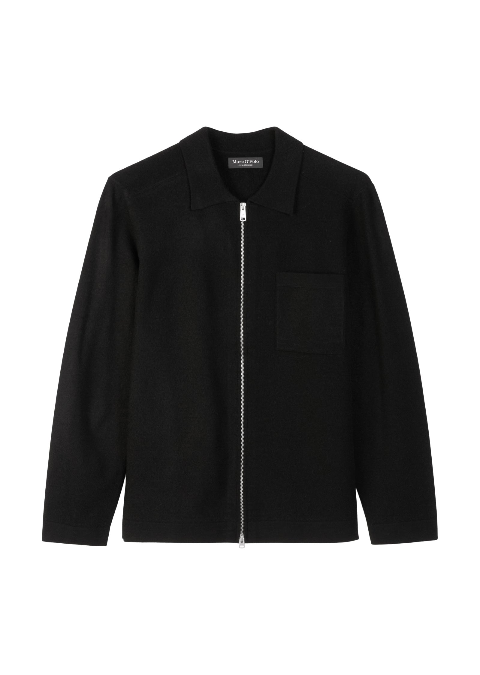 Overshirt-Strickjacke Regular Fit - 990-black - Schwarz