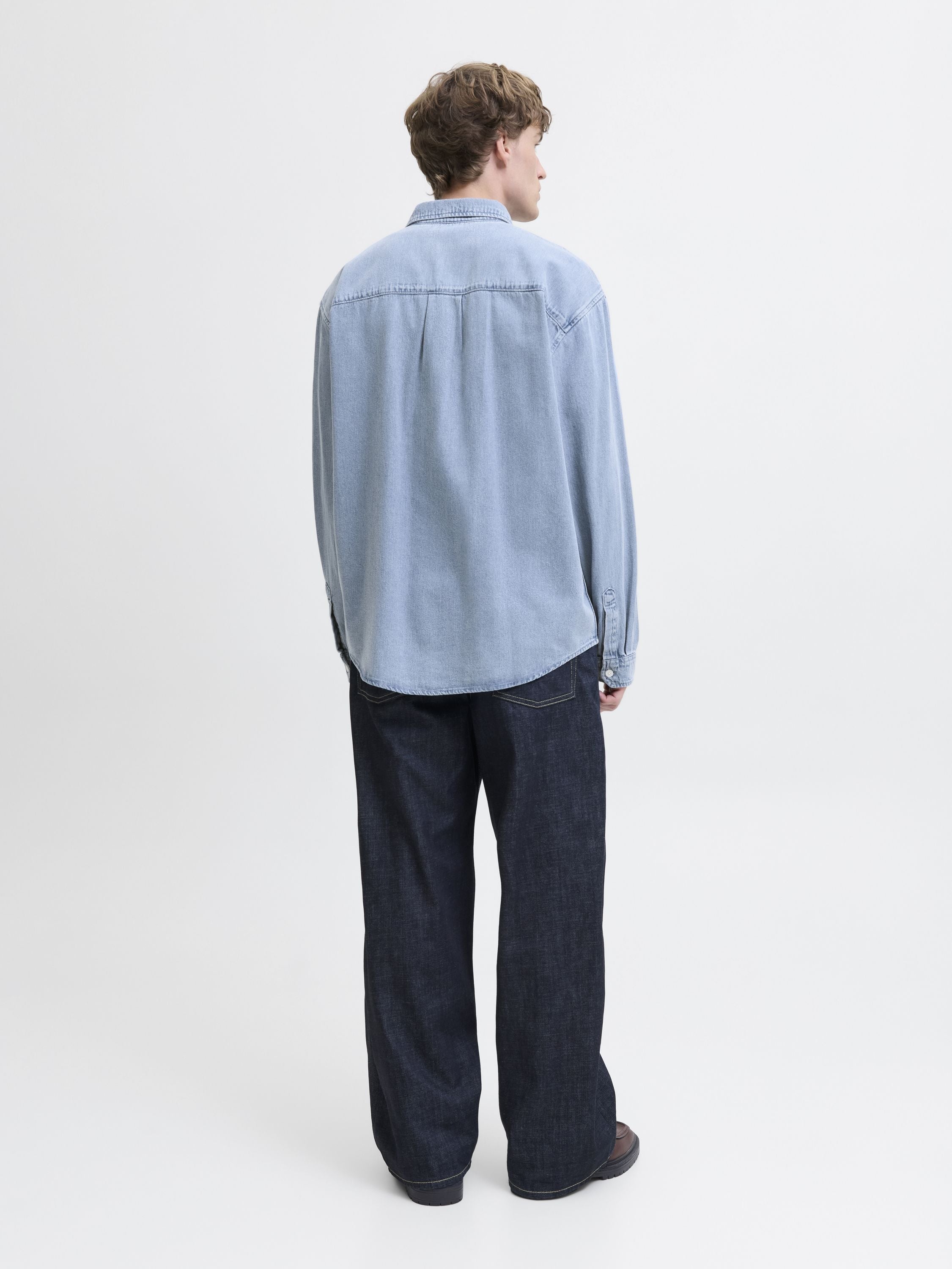 Jeanshemd aus Baumwolle - Medium Blue Denim - Blau