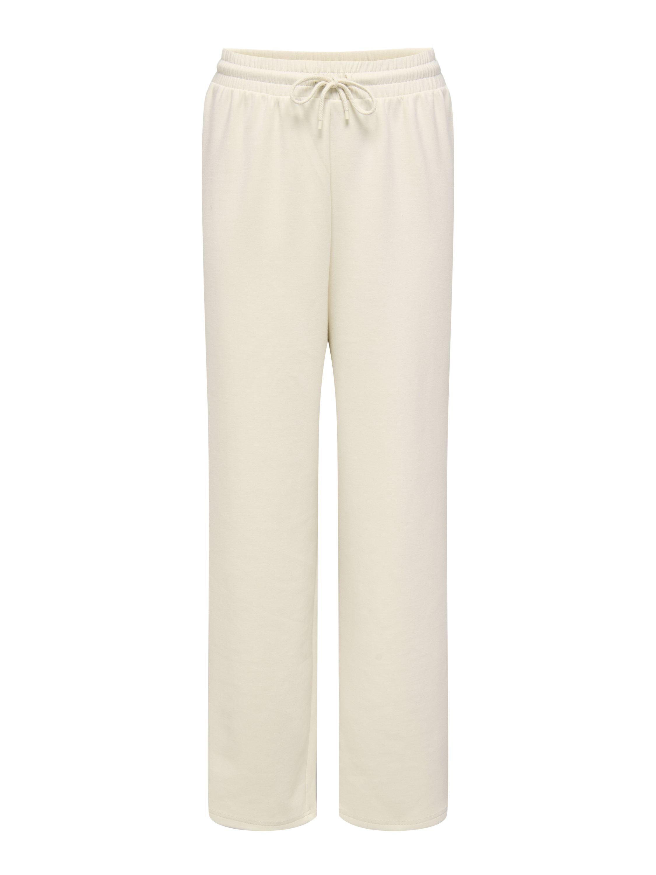 Hose mit weitem Beinschnitt - Birch - Creme