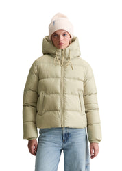 Steppjacke mit Kapuze - 3729-Artichoke Leaf - Grün
