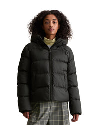 Steppjacke mit Kapuze - 0001-Black - Schwarz