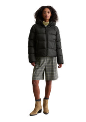 Steppjacke mit Kapuze - 0001-Black - Schwarz