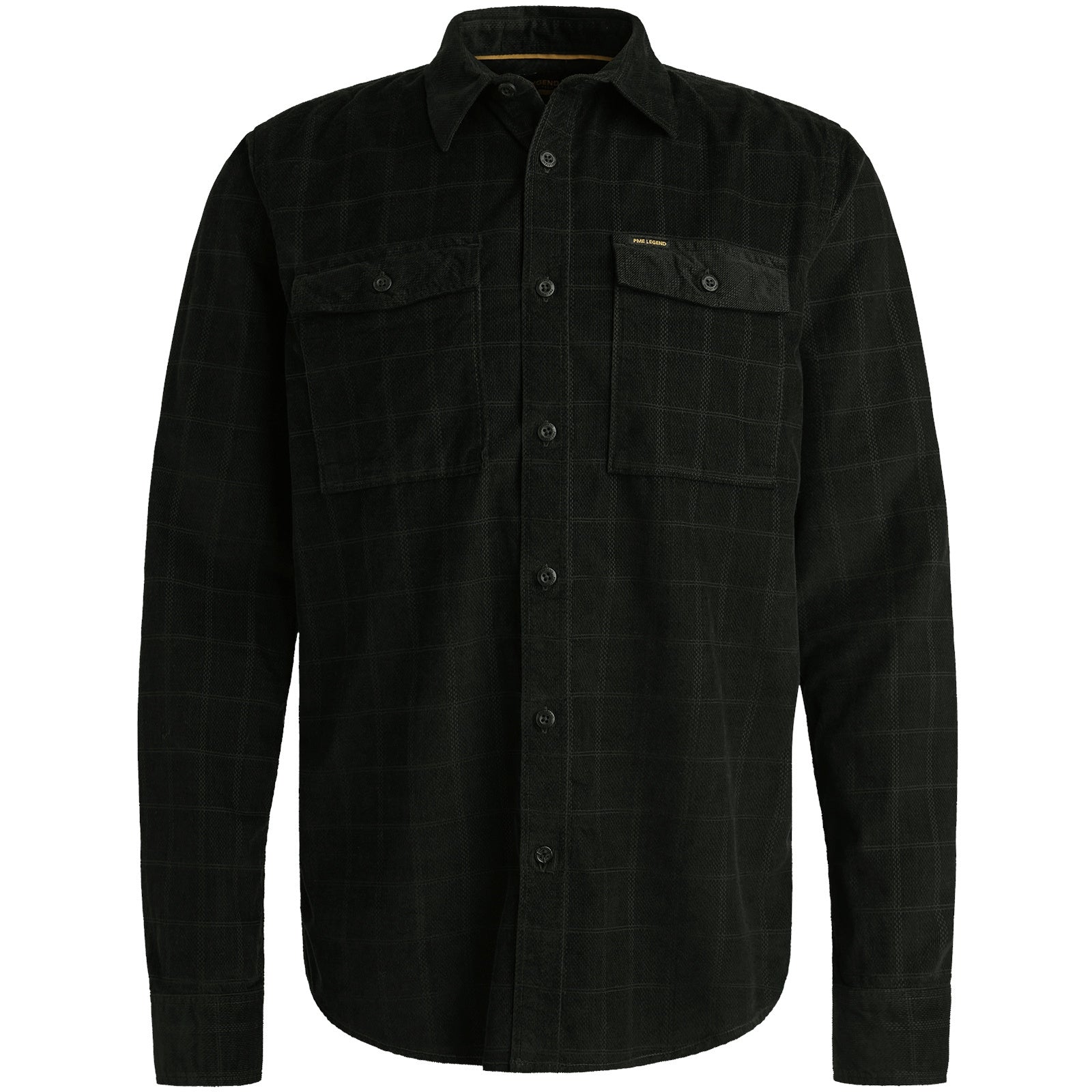 Freizeithemd Regular Fit - 9995-Jet Black - Schwarz
