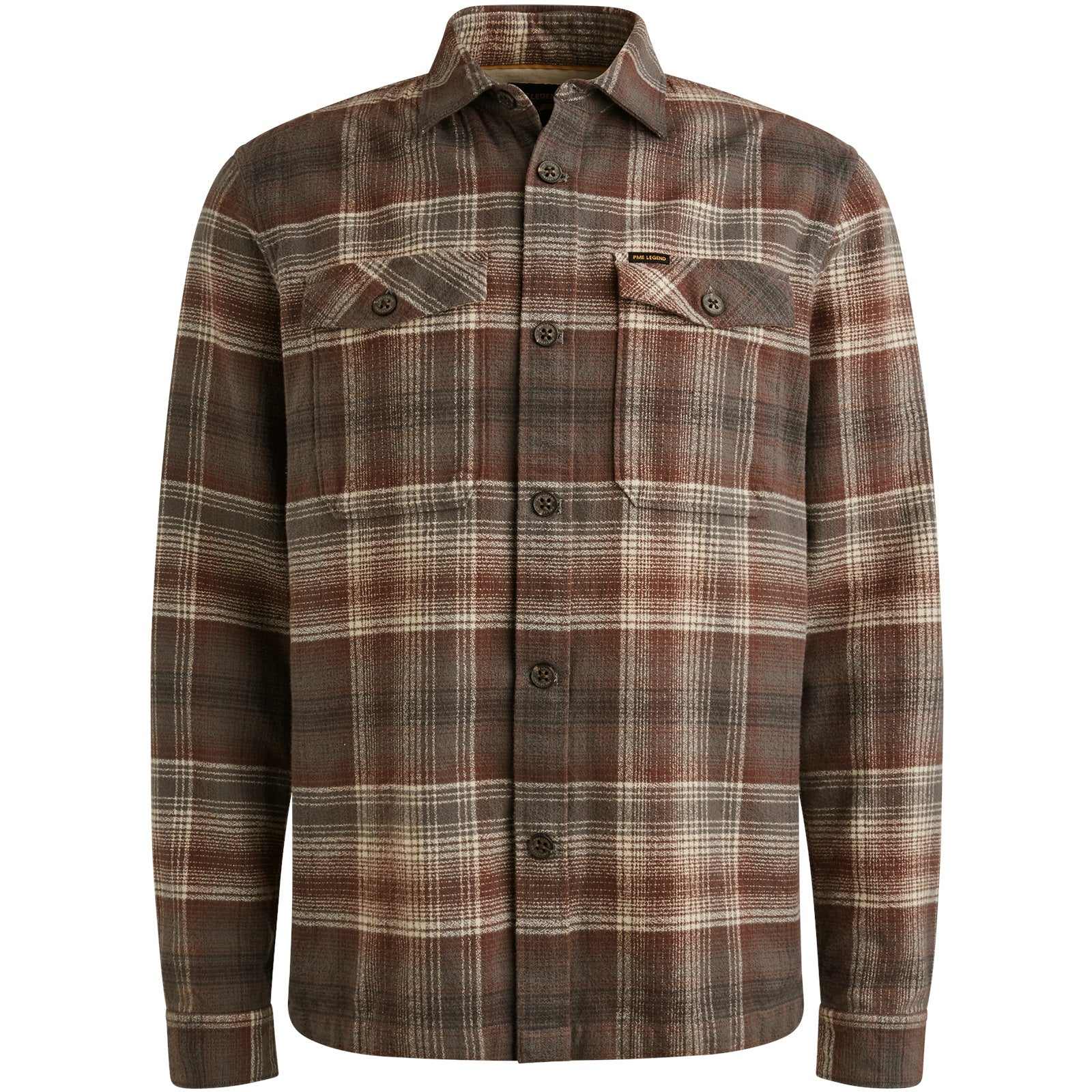 Overshirt Relaxed Fit - 8203-Marron - Rot