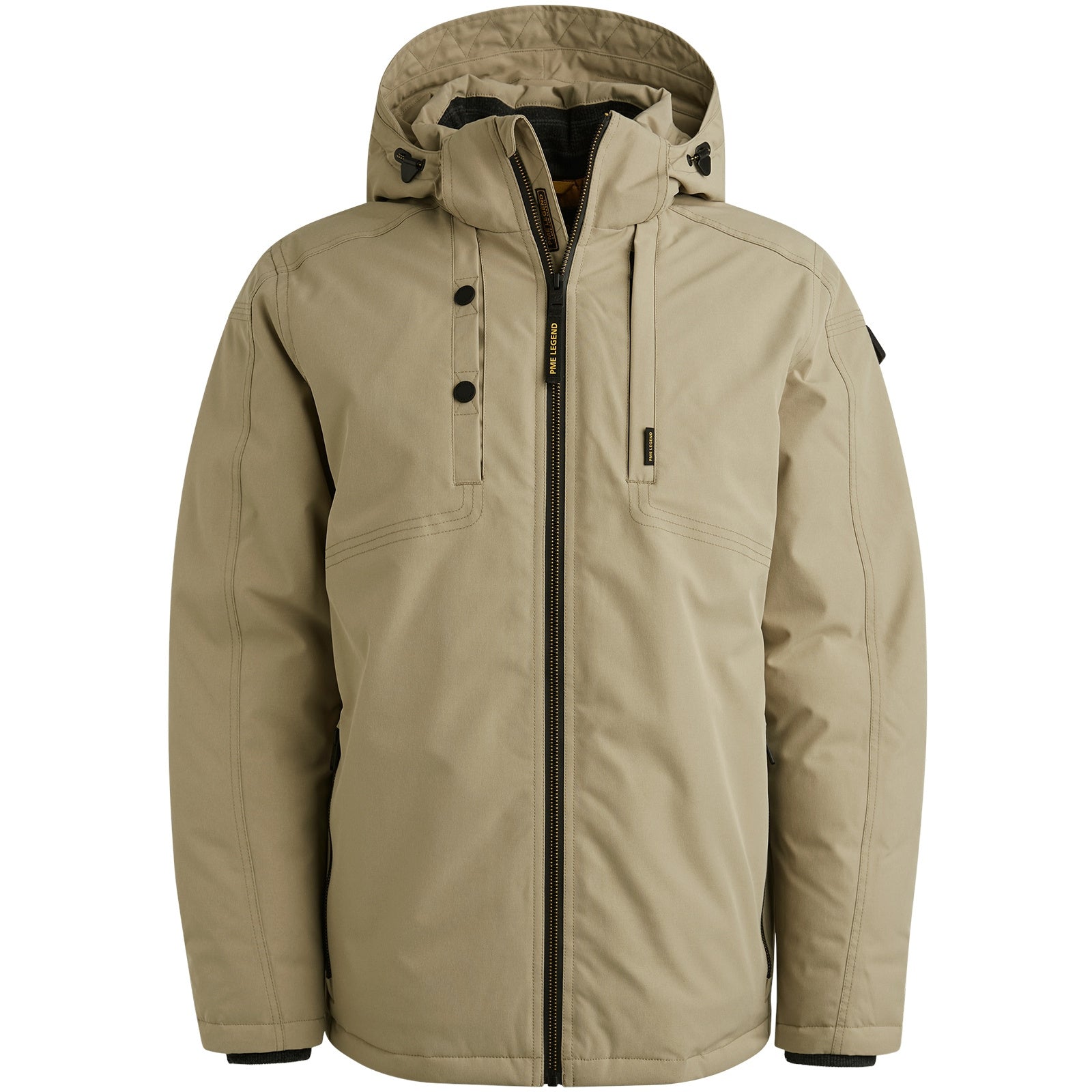 Steppjacke STEARPACKER mit Kapuze - 8011-Seneca Rock - Beige
