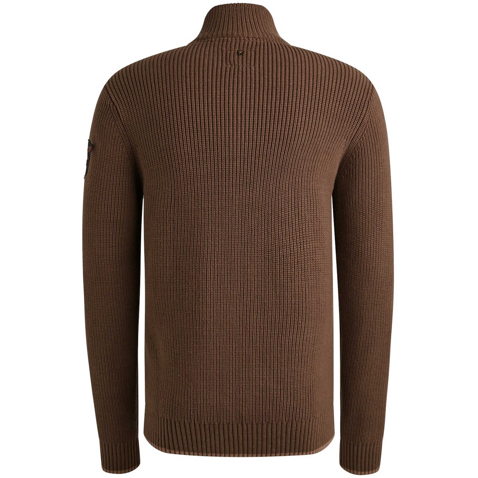 Strickpullover mit Troyerkragen - 8203-Marron - Braun