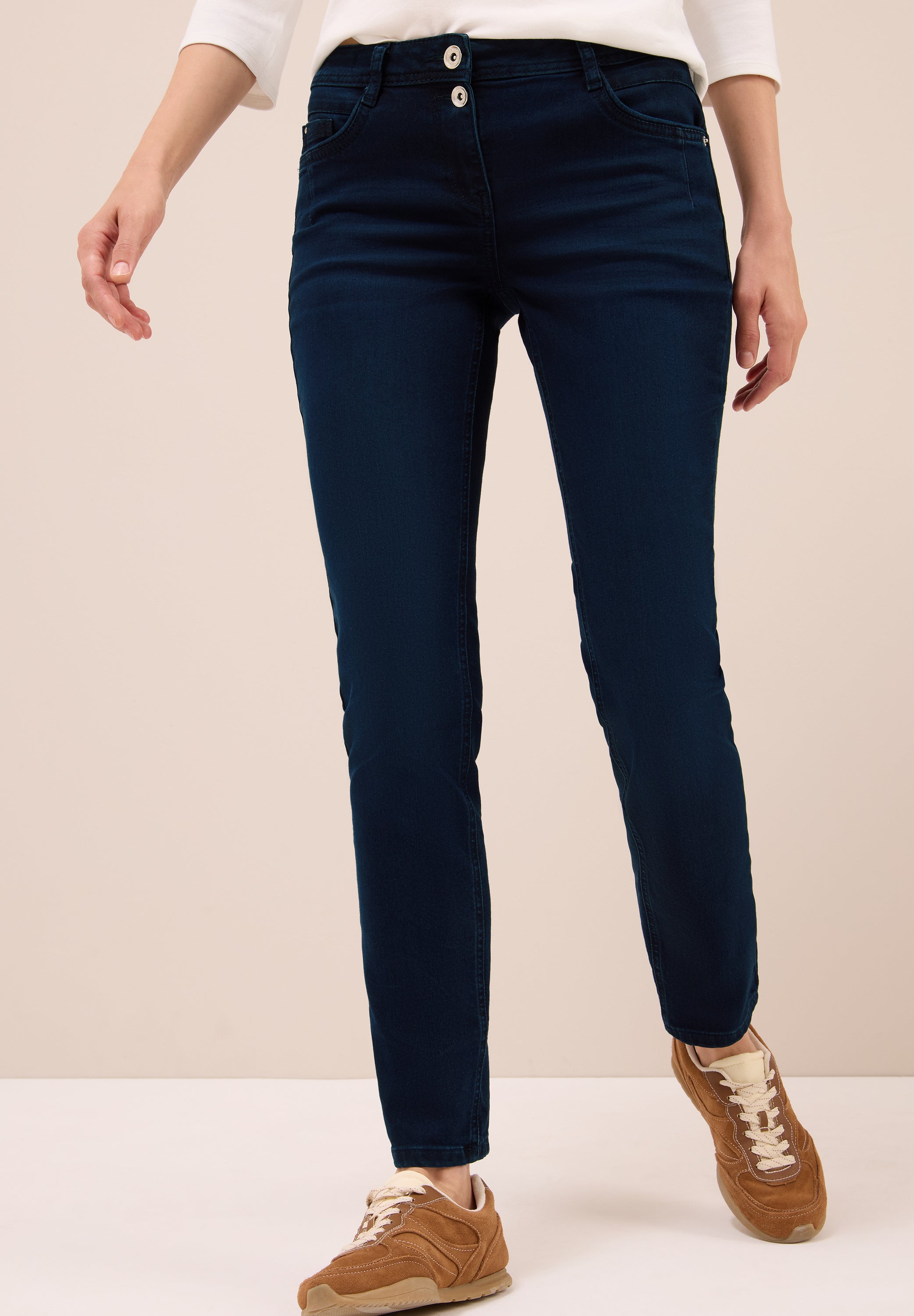 Jeans Slim Fit - 14437 blue black washed - Blau