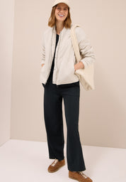 Bomberjacke Wendbar - 15641 teddy vanilla white - Creme
