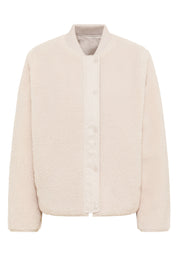 Bomberjacke Wendbar - 15641 teddy vanilla white - Creme