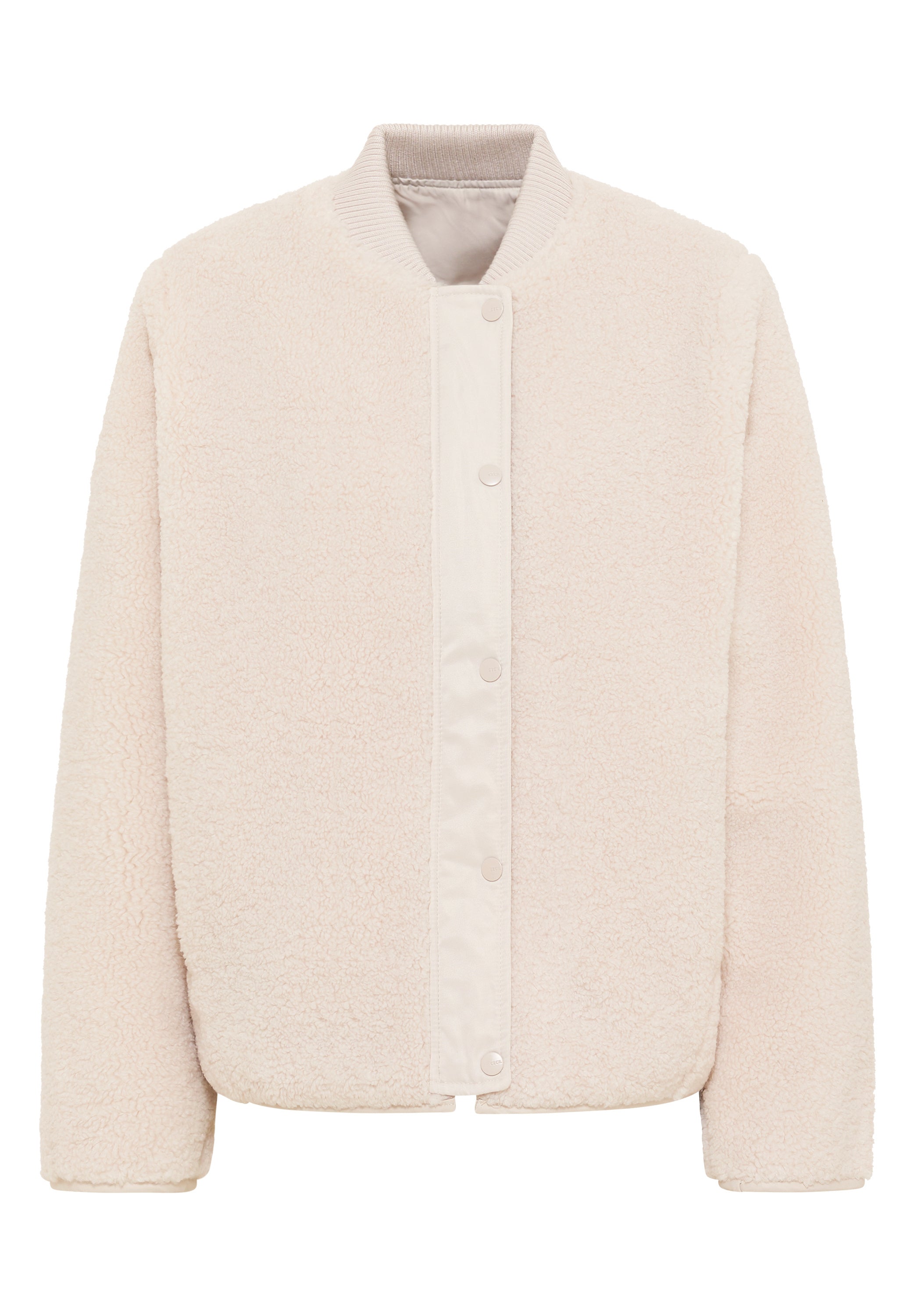 Bomberjacke Wendbar - 15641 teddy vanilla white - Creme
