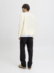 Strickpullover aus Baumwollmix - Sea Salt - Creme
