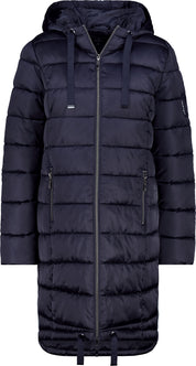 Steppmantel mit Kapuze - 710 night sky - Blau