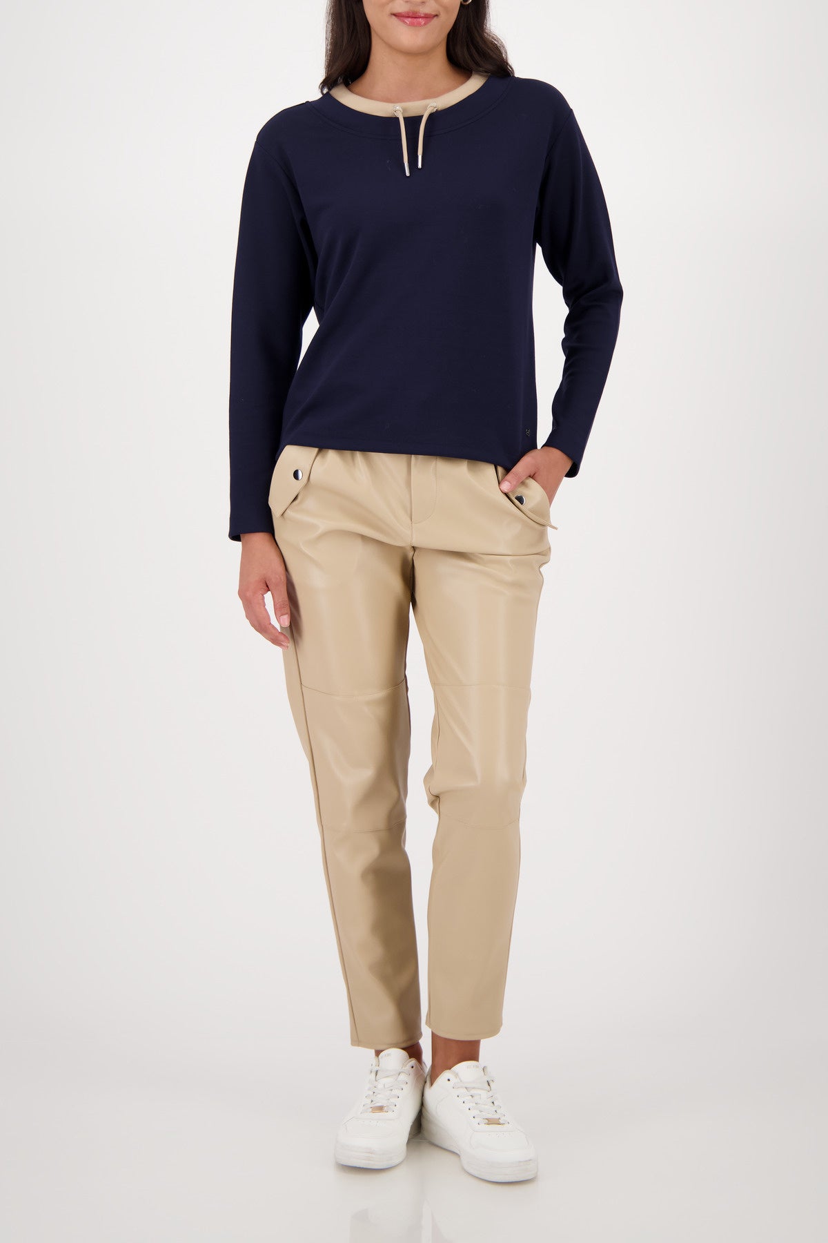 Sweatshirt aus Modalmix - 710 night sky - Blau