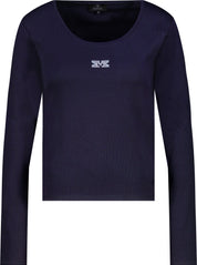 Langarmshirt - 710 night sky - Blau