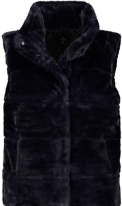 Weste aus Fun Fur - 710 night sky - Blau