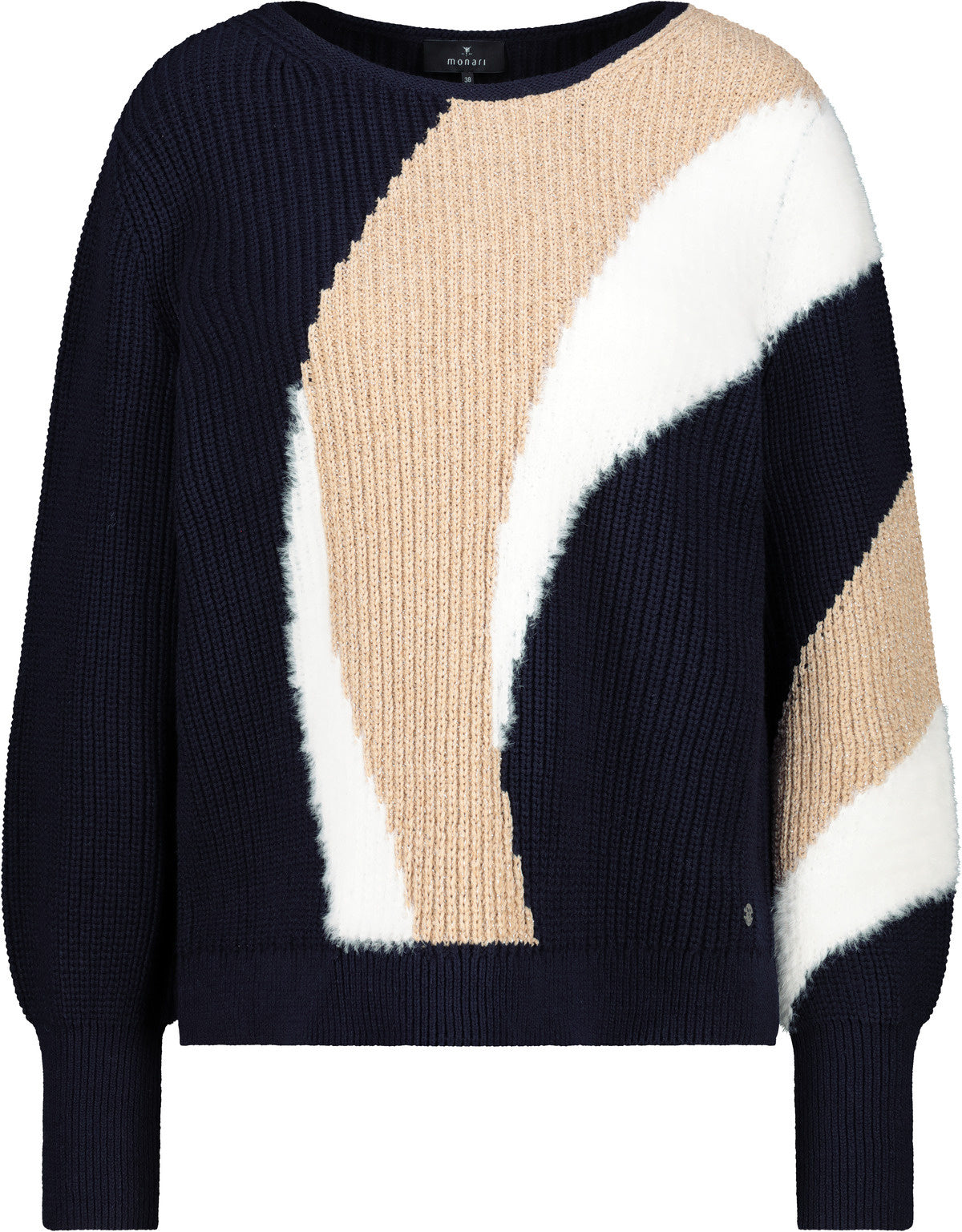 Strickpullover aus Baumwollmix - 710 night sky - Blau