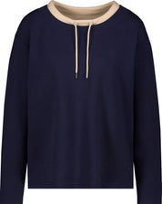 Sweatshirt aus Modalmix - 710 night sky - Blau