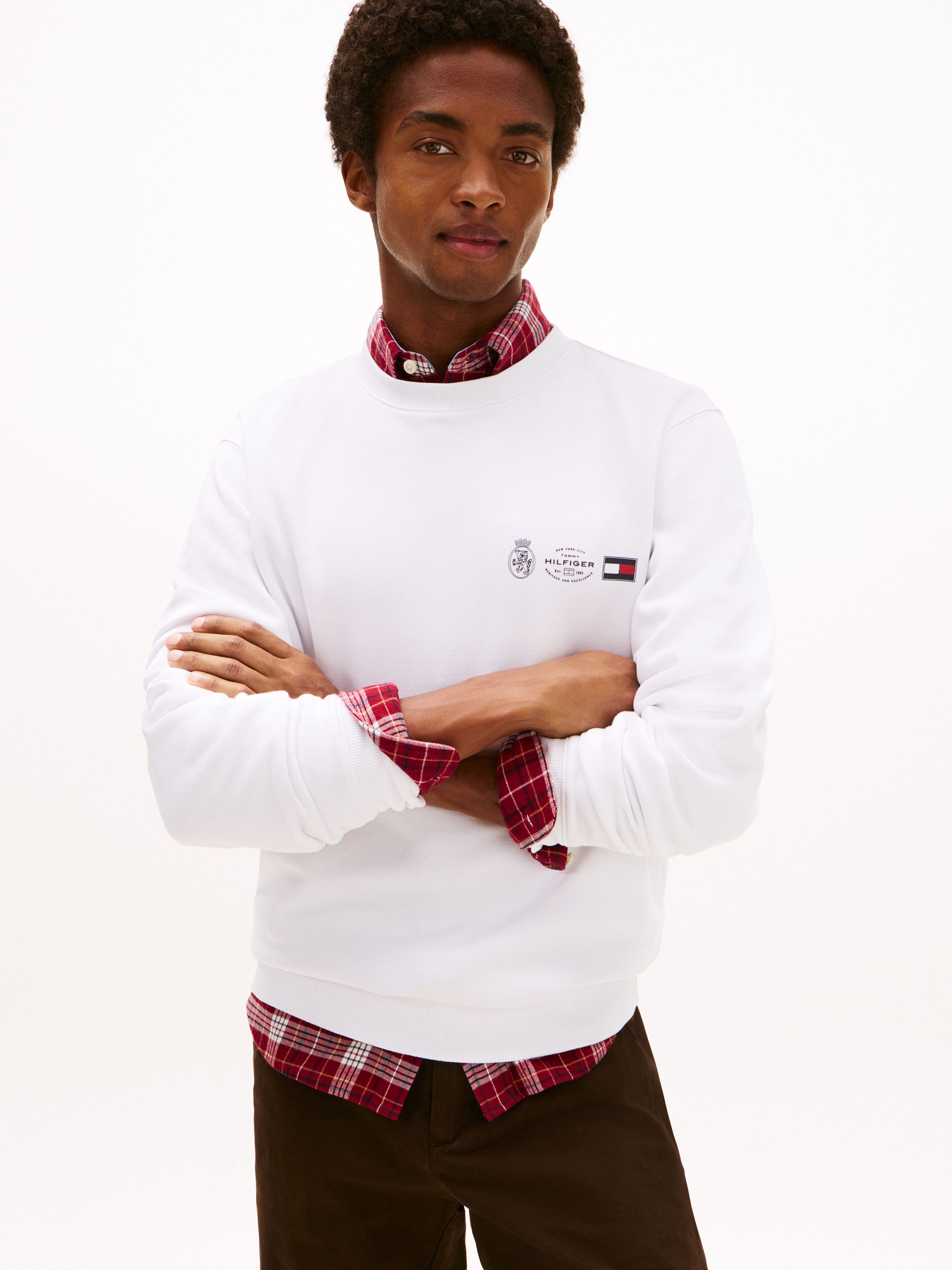 Sweatpullover - YBR-WHITE - Weiß