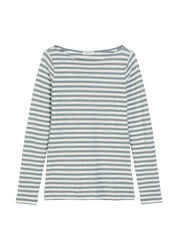 Langarmshirt gestreift - H79-multi/ slate blue - Blau