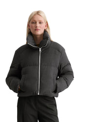 Daunenjacke mit Stehkragen - 975-night grey melange - Grau