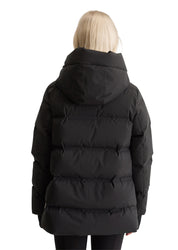 Daunenjacke mit Kapuze - 990-black - Schwarz