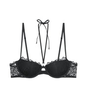 Balconette-Bügel-BH - 0004 BLACK - Schwarz