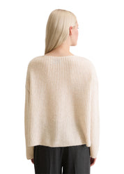 Strickpullover - 174-natural stone - Weiß