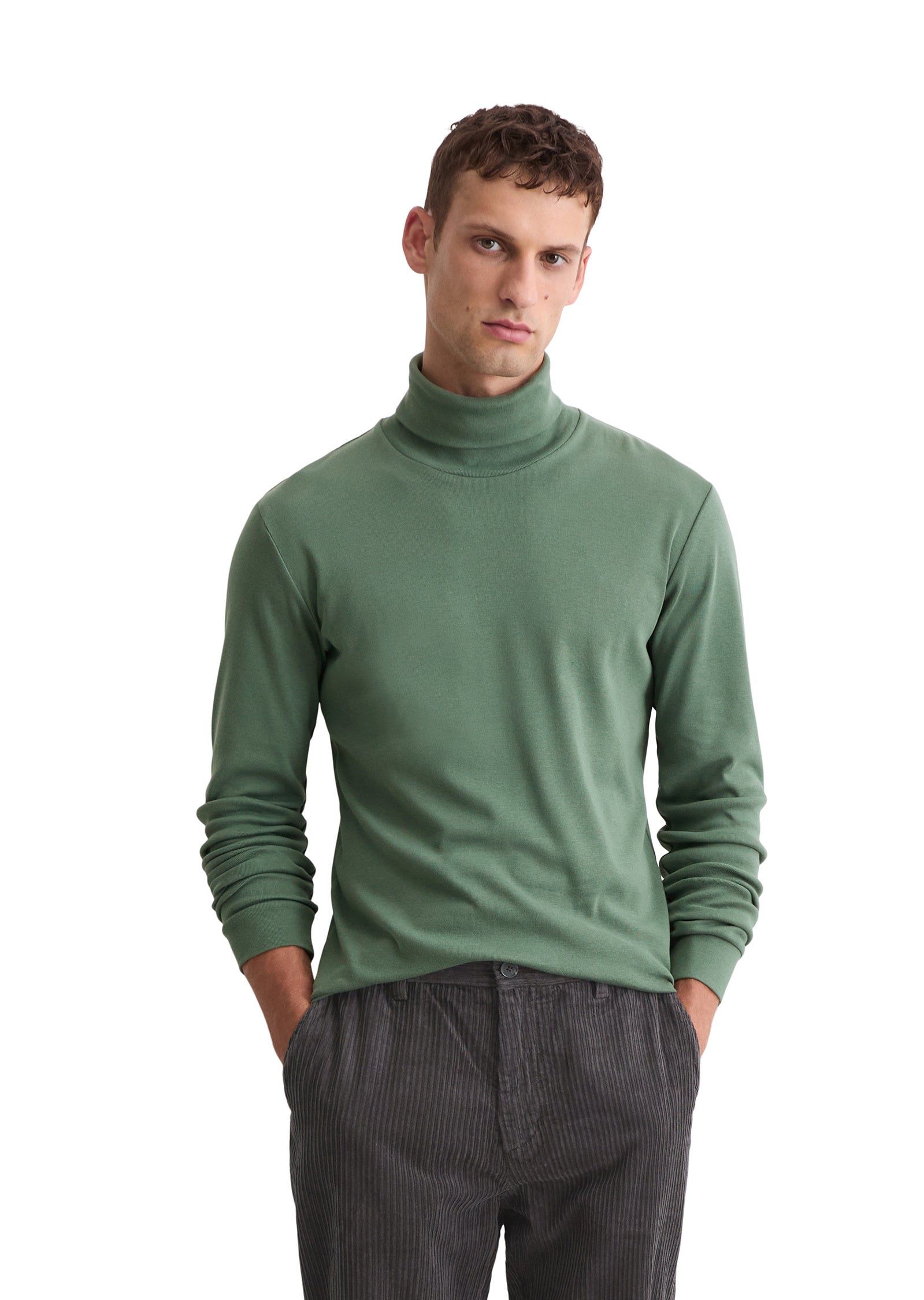 Strickpullover mit Turtleneck - 469-nottingham forest - Grün