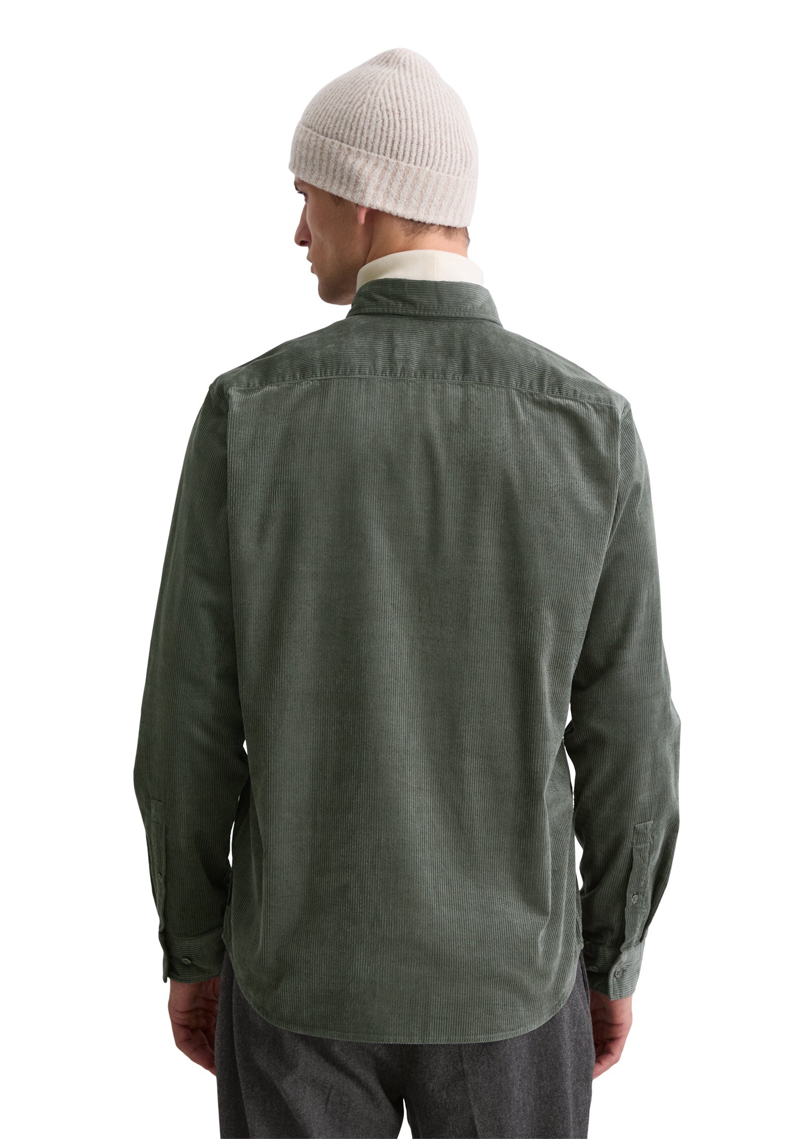 Cordhemd Regular Fit - 451-mangrove - Grün