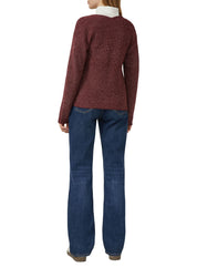 Strickpullover - 3902-RED - Rot