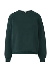 Sweatshirt Relaxed Fit - 6933-BLUE GREEN - Grün