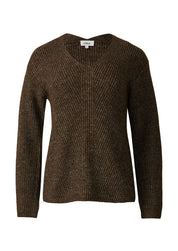 Strickpullover - 8945-BROWN - Braun