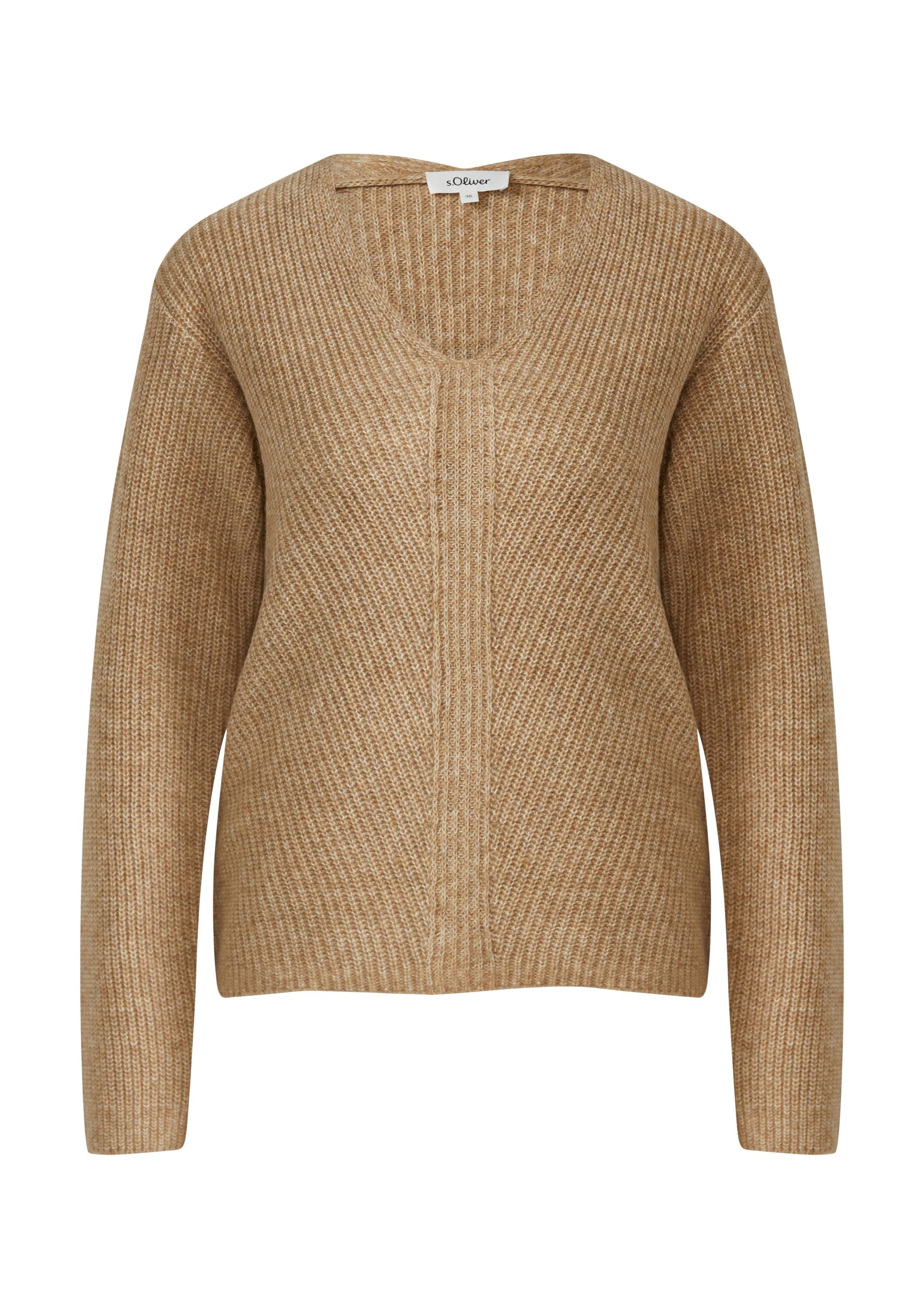 Strickpullover - 83W3-BROWN - Braun